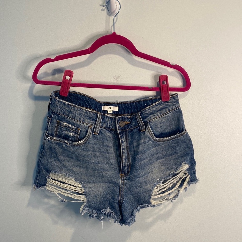 Nordstrom BP Jean Shorts 28 Denim distressed